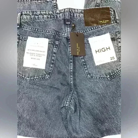 Rag & Bone Maya High Rise
Ankle Wide Leg Women's Jeans size 25 NWT - Picture 3 of 6